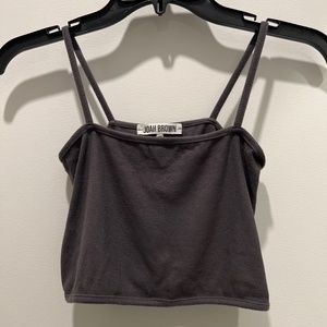 Joah Brown square crop top
